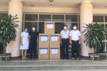 Công ty TNHH Thiết bị và Khoa học Trung Nguyên trao tặng vật tư y tế phòng chống dịch cho Làng Hữu Nghị Việt Nam